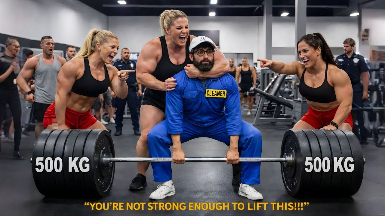 Cleaner Shocks Arrogant Bodybuilders in the Gym 😱💪 | Anatoly Gym Prank 🧹