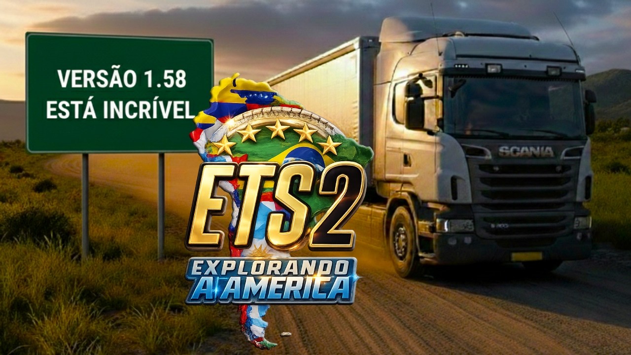 Como ATUALIZAR o MAPA EAA no ETS2 1.58
