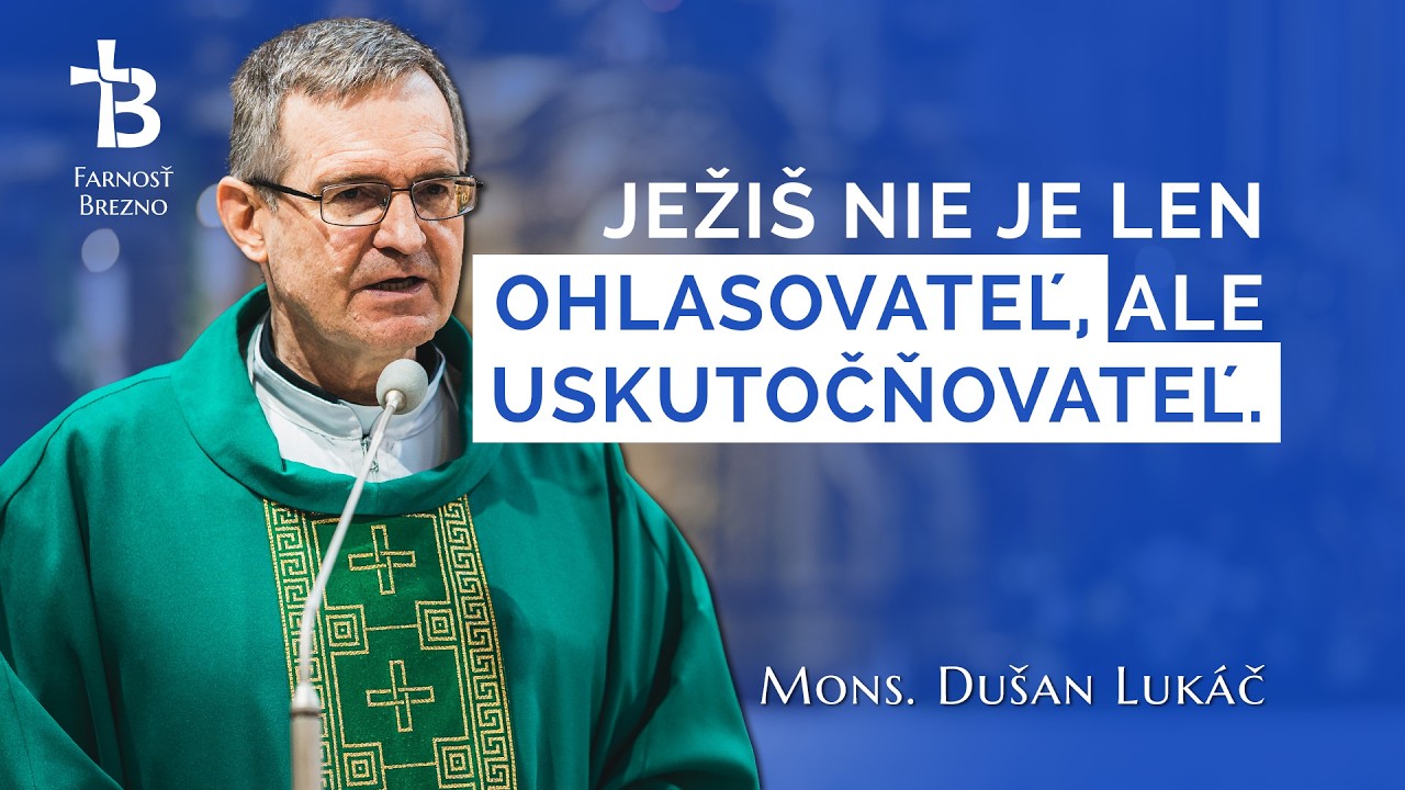 Smelo prichádzajte k trónu Najvyššieho. │ o. Dušan Lukáč