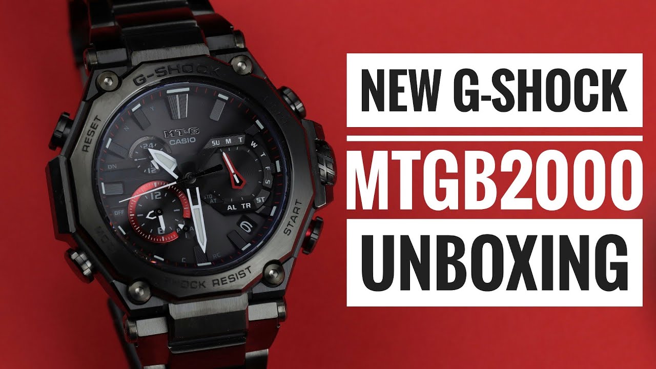 G-Shock MTGB2000 Unboxing