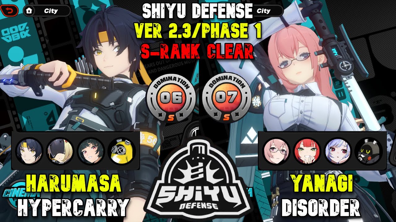 M0W0 Yanagi Disorder & Harumasa Hypercarry | Shiyu Defense 2.3/Phase 1 | Zenless Zone Zero