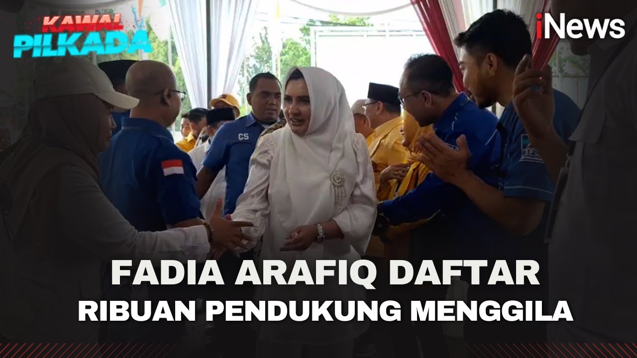 Fadia Arafiq dan Sukirman Daftar ke KPU Pekalongan, Ribuan Pendukung Sambut Meriah!