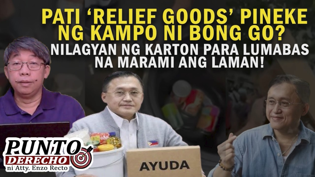 PATI ‘RELIEF GOODS’ PINEKE NG KAMPO NI BONG GO? NILAGYAN NG KARTON PARA LUMABAS NA MARAMI ANG LAMAN!