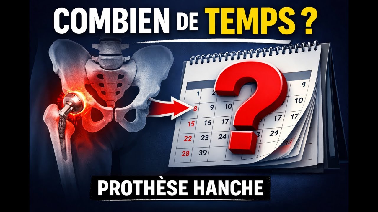 D&eacute;lai de r&eacute;tablissement apr&egrave;s une proth&egrave;se de hanche : &agrave; quoi s'attendre ?