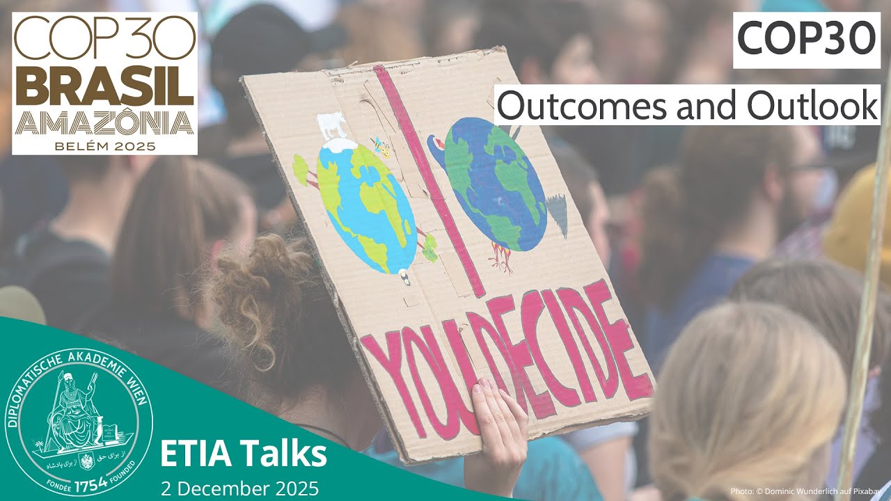 ETIA Talks | COP30: Outcomes and Outlook
