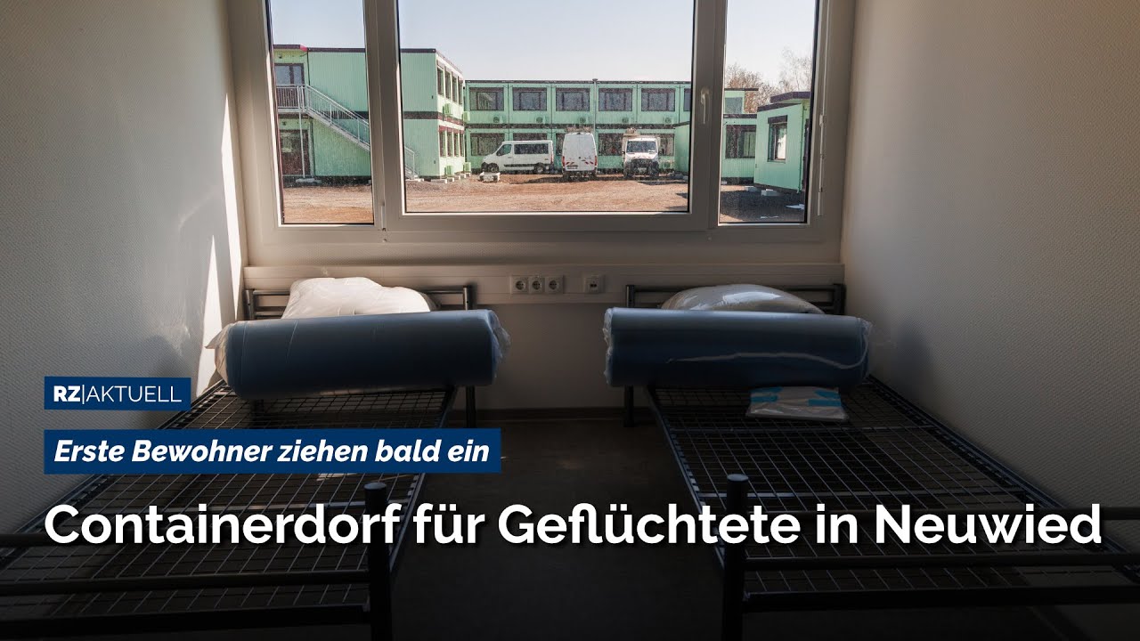 Containerdorf für Geflüchtete in Neuwied
