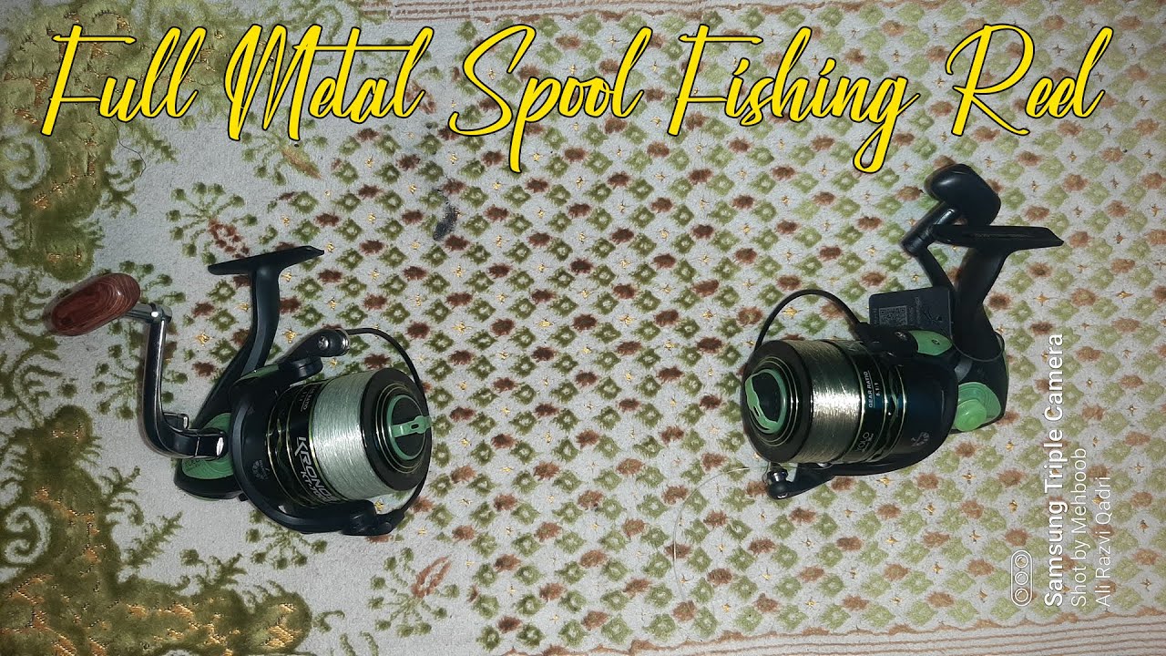 Imported High Quality Full Metal Spool Spinning Reel @ Bismillah Fishing @ Cheap Rates