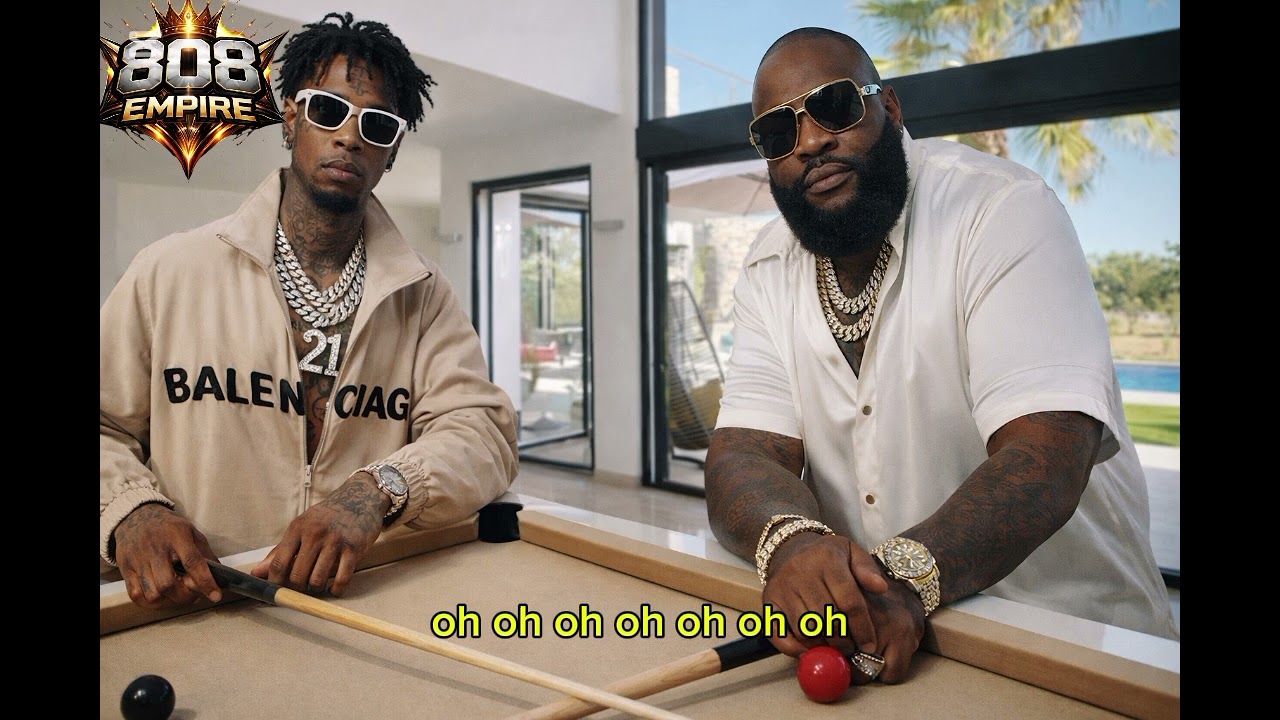21 savage ft Rick ross- king of kings (official lyrics video)