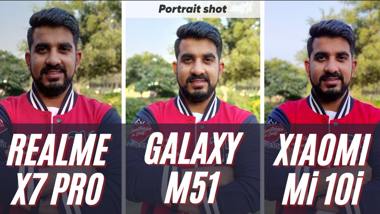 Realme X7 Pro vs Xiaomi Mi 10i vs Samsung Galaxy M51 Camera Comparison
