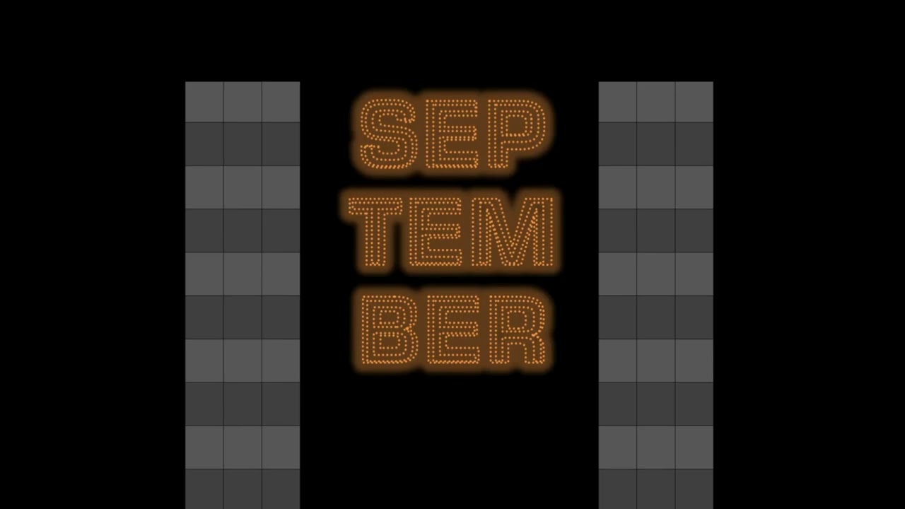 London New Month Countdown September 2024