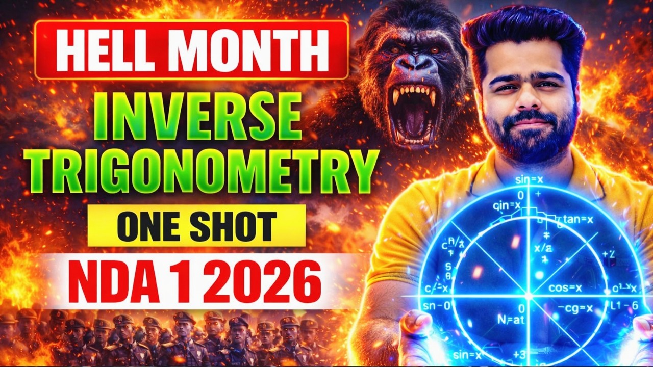 Inverse Trigonometry - One Shot |(10 free marks)| |Free NDA Coaching || Hell Month || JD Sir