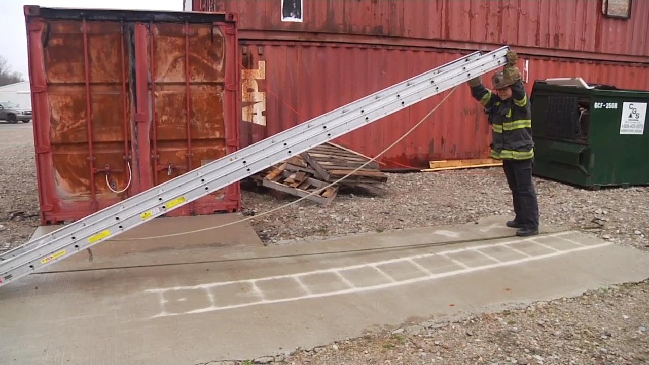 Lone Firefighter Ladder Raise