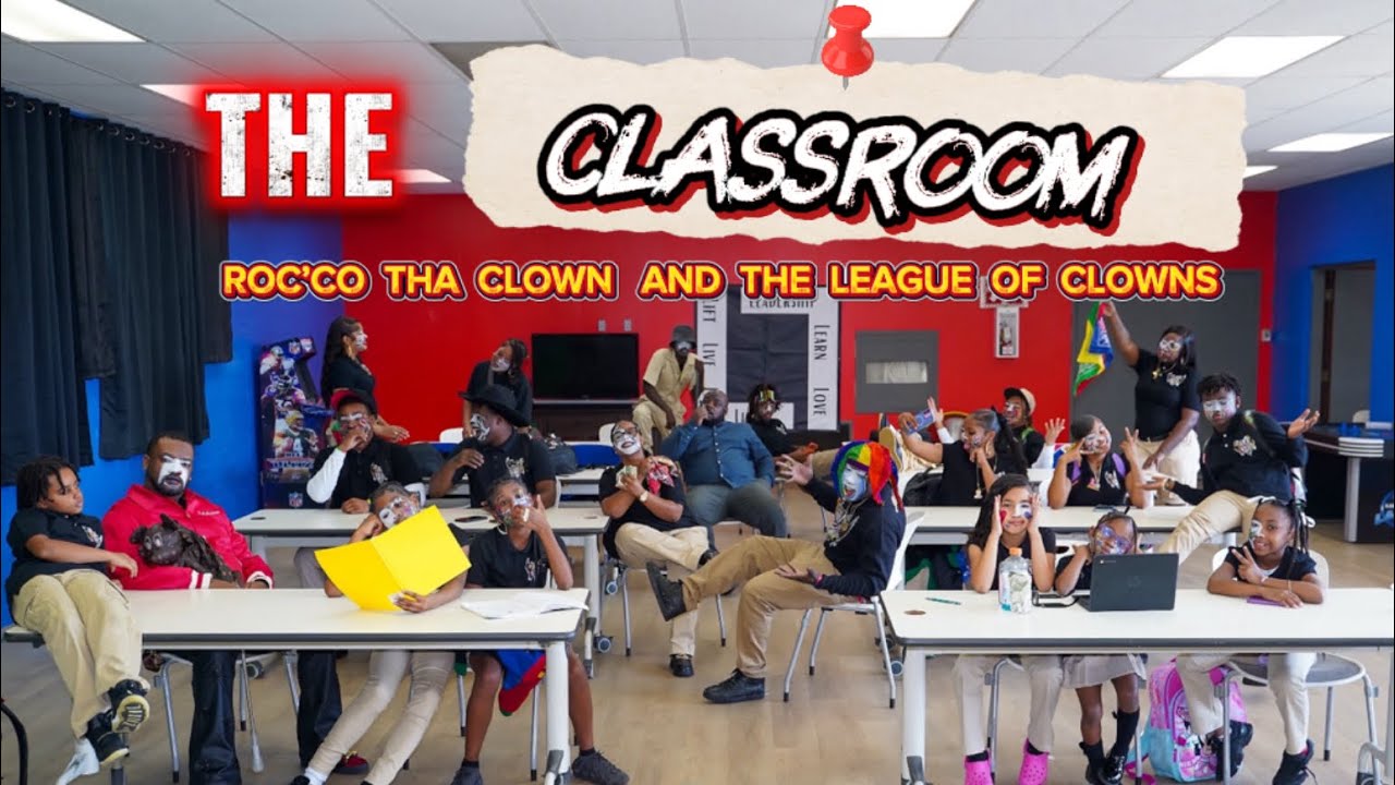 “ THE CLASSROOM “ NEW MUSIC VIDEO‼️ #TLOC | RAP CYPHER | @ROCCOTHACLOWN  @theleagueofclowns 