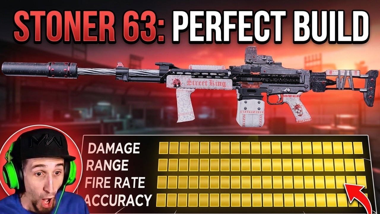 Best Warzone Stoner 63 Loadout! Destroying EVERYONE Easy!