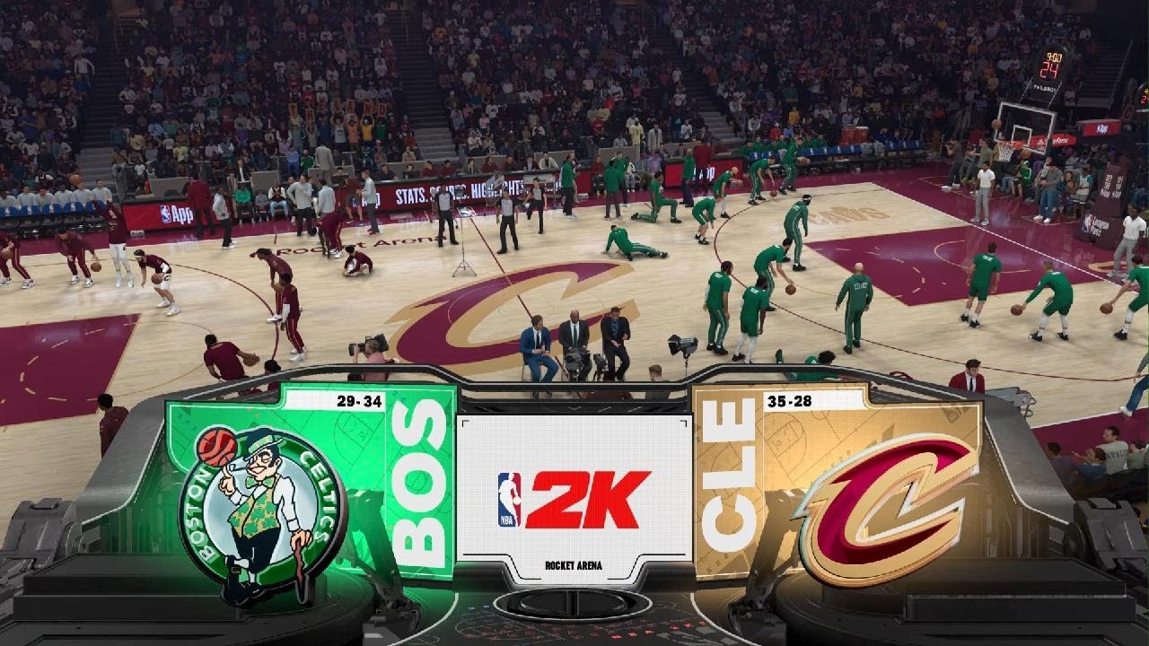 NBA 2K26 - Celtics at Cavaliers - PS5 gameplay