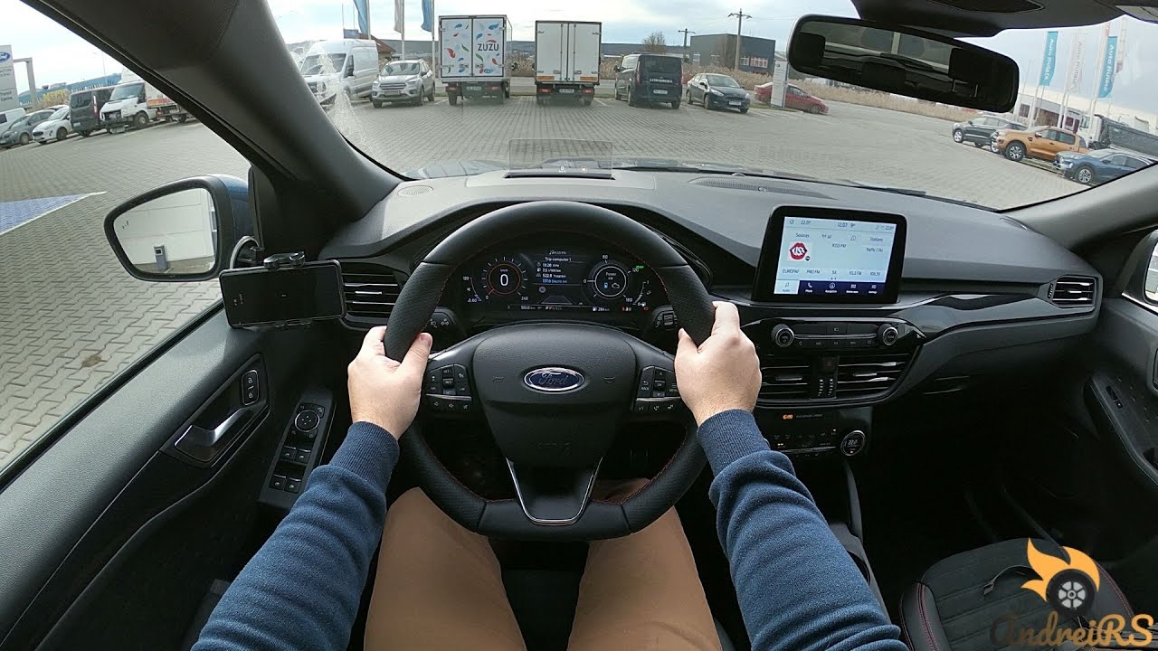 New Ford Kuga 2021 FHEV (Hybrid) ST-Line X | POV Test Drive