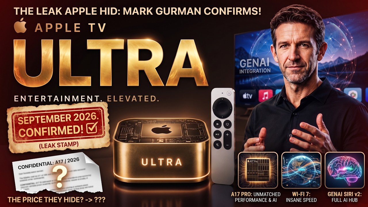 Apple TV Ultra 2026 Release Date & Price Confirm! ✅ (Gurman Leak)
