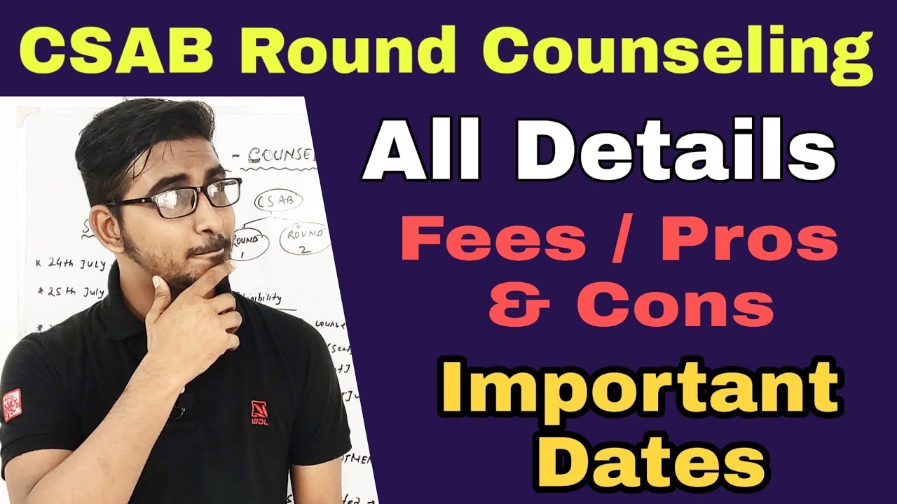Csab counseling Process 2019 | How to apply | Csab cutoffs | Josaa Counseling for Nit and iiit