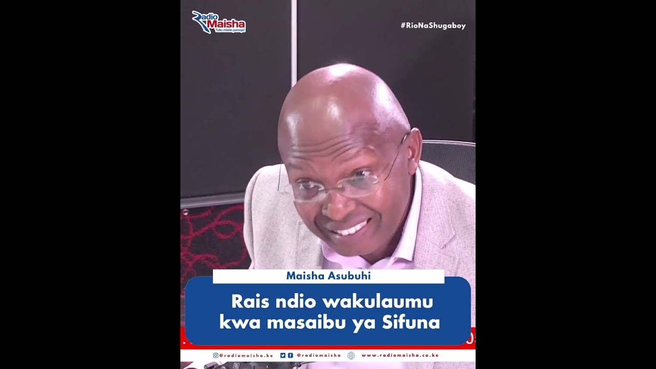 Rais Ndio Wakulaumu  Kwa Masaibu Ya Sifuna:Peter Mbae