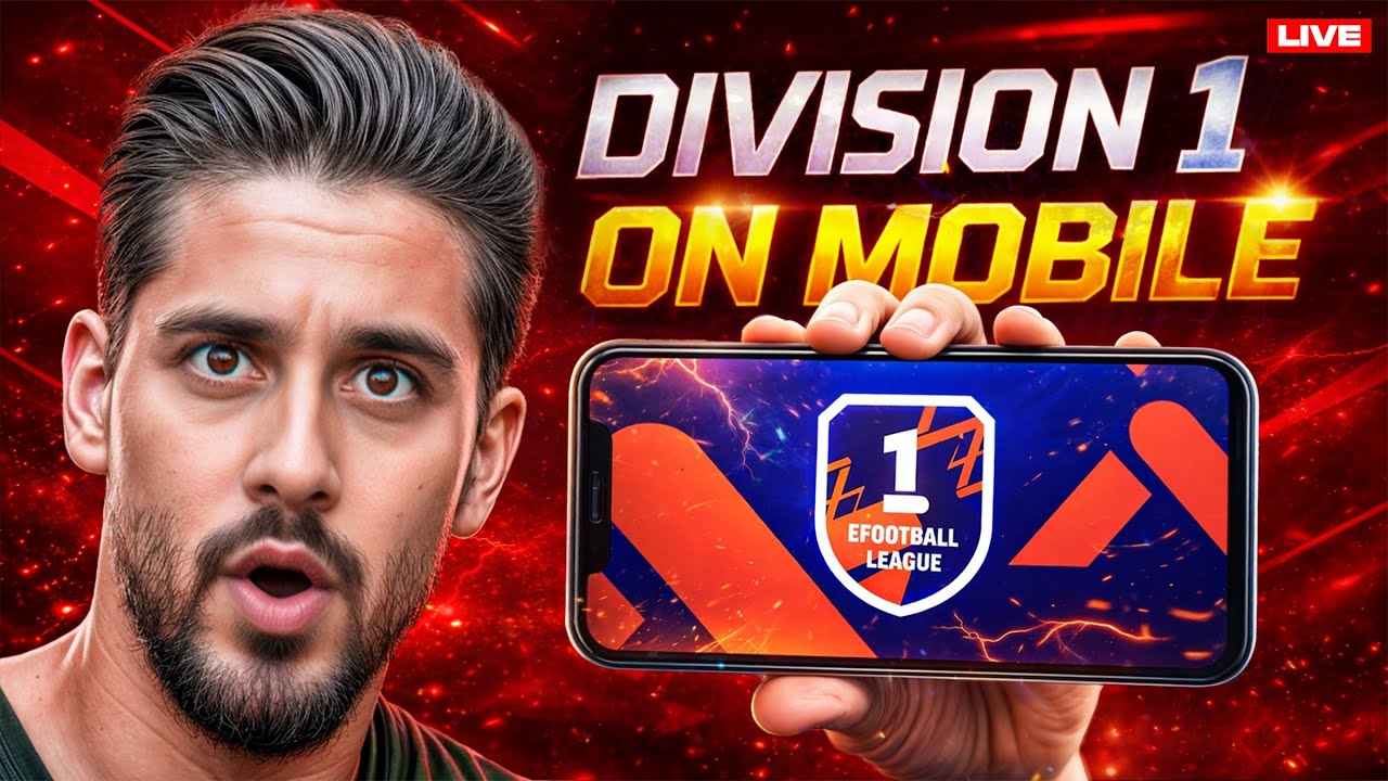 FULL DAY GRIND UNTIL I REACH DIVISION 1 in eFootball MOBILE 🤯 LIVE