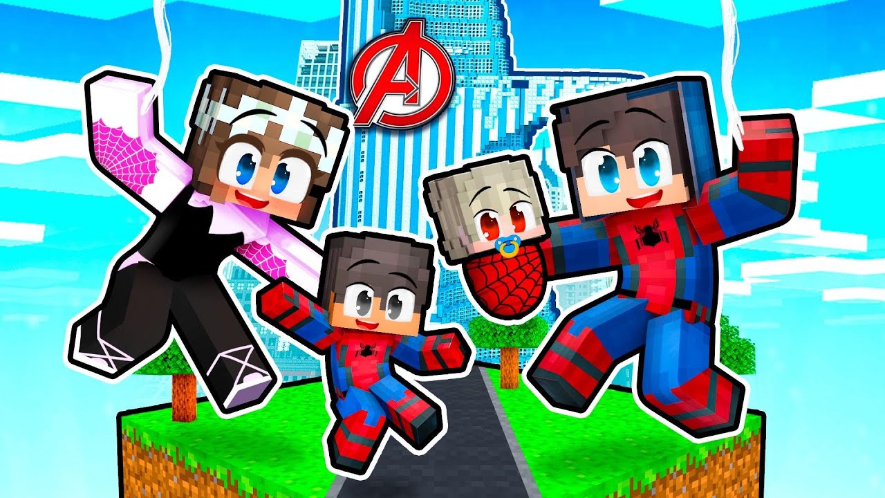 Můj ŽIVOT jako SUPERHRDINA v Minecraftu