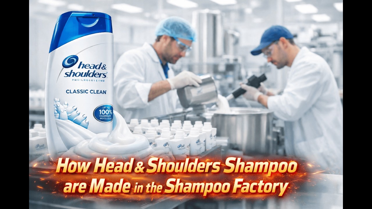 Inside the Head & Shoulders Factory (USA) – How Anti-Dandruff Shampoo Is Produced