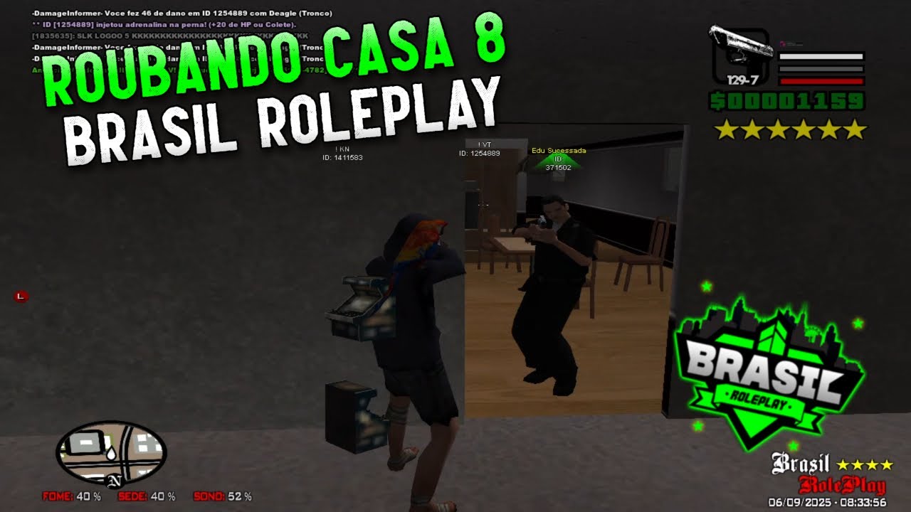 MUITA TROCACAO POQUEI CASA 8 OLHA OQ DEU (BRASIL ROLEPLAY)