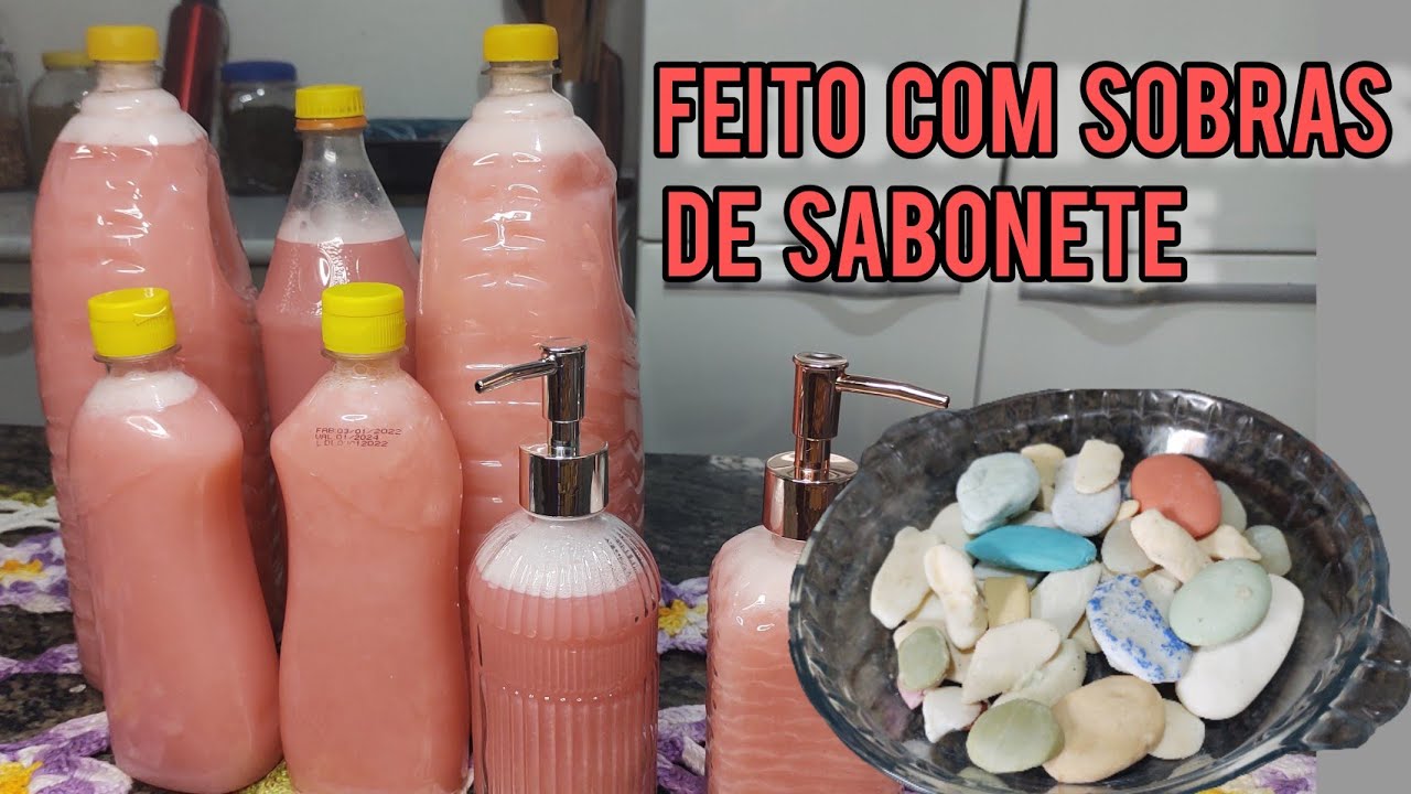 Sabonete líquido feito com sobras! Econômico, cheiroso e de qualidade| Vanuza Santos