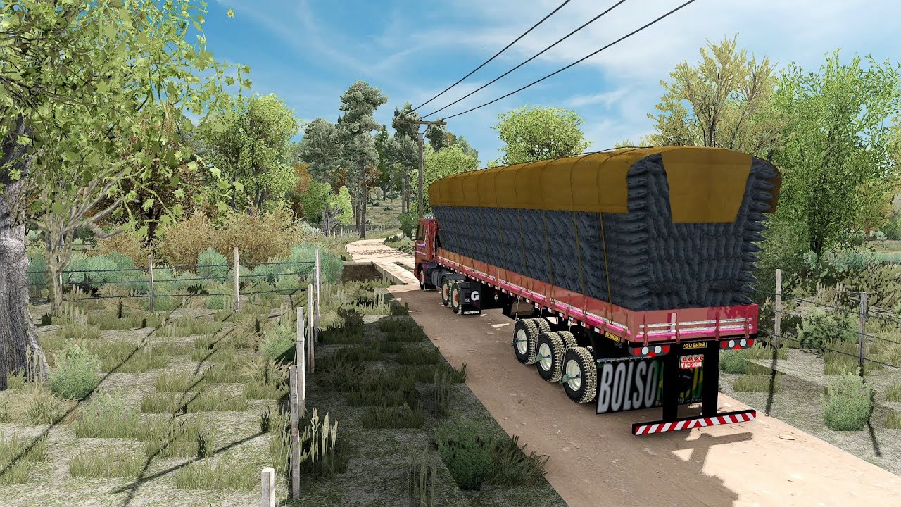Realistic Brazil Map Mod (MAPA OESTE BAIANO) ETS2 1.39.1.40