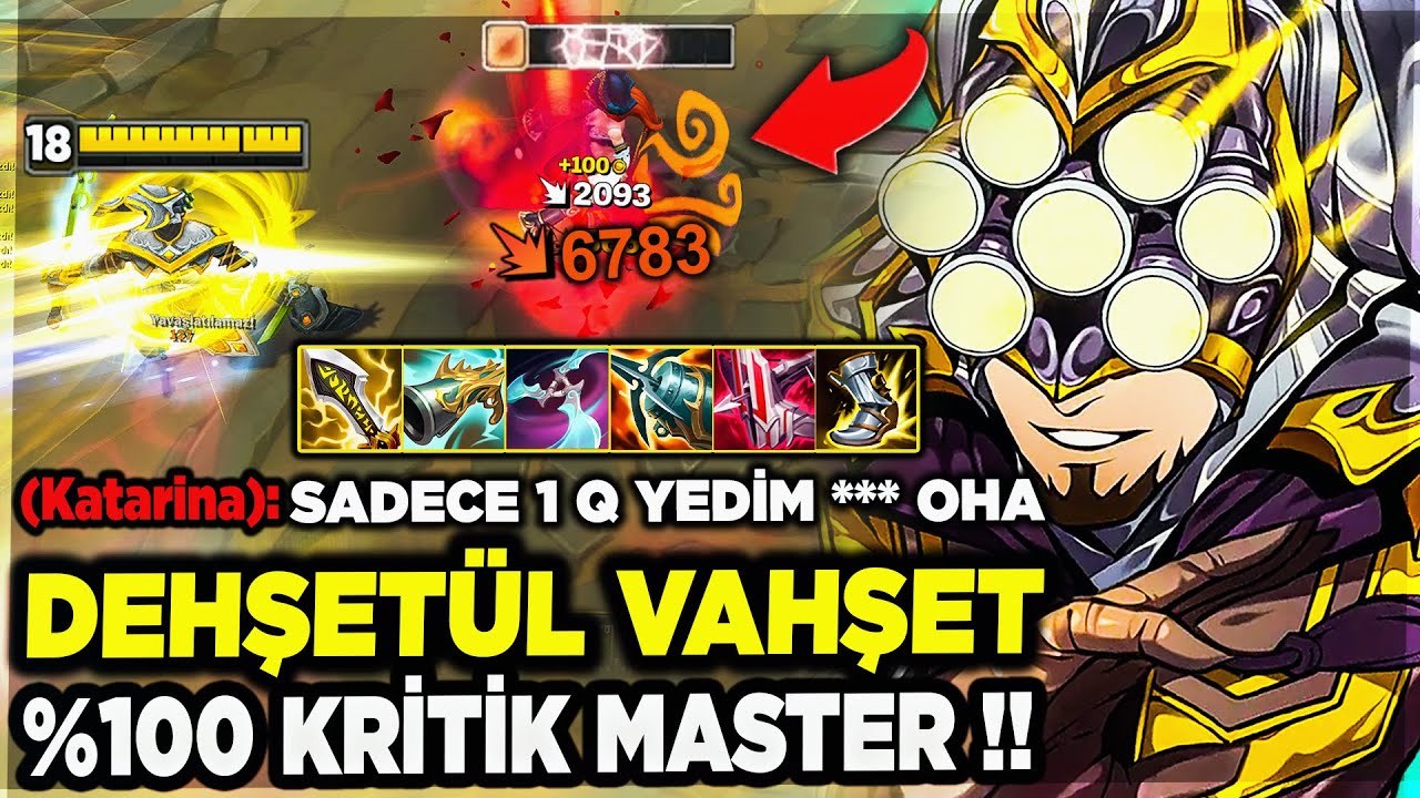 TEK VURUŞTA PARÇALIYORUM !! GÖREN KAÇIYOR KİLL MAKİNESİYİM !! %100 KRİTİK MASTER Yİ !!