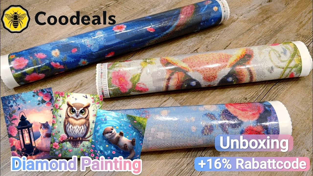 💎Diamond Painting Unboxing Neu bei Coodeals | ABs und Fairy Dust 💖+16% Rabattcode🛍️