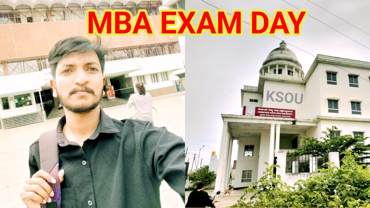 KSOU MBA EXAM DAY WITH MY FRIENDS
