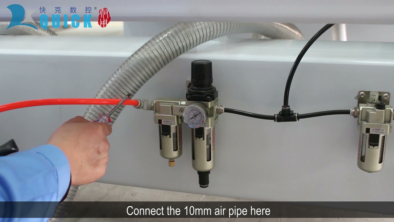Setting up UD-481 cnc router with auto tool changers