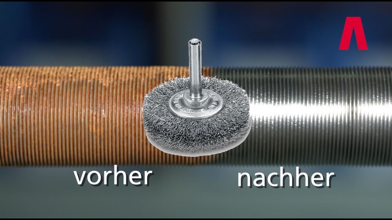#5 Lessmann | Tutorial | Schaftrundb&uuml;rste | Entrosten | Entfernen von Anlassfarbe