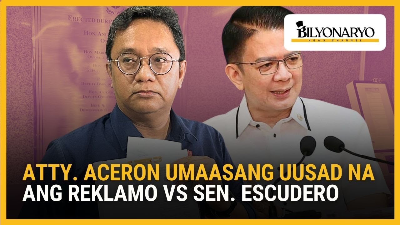 Atty. Aceron umaasang uusad na ang reklamo vs Sen. Chiz Escudero | Agenda Weekend