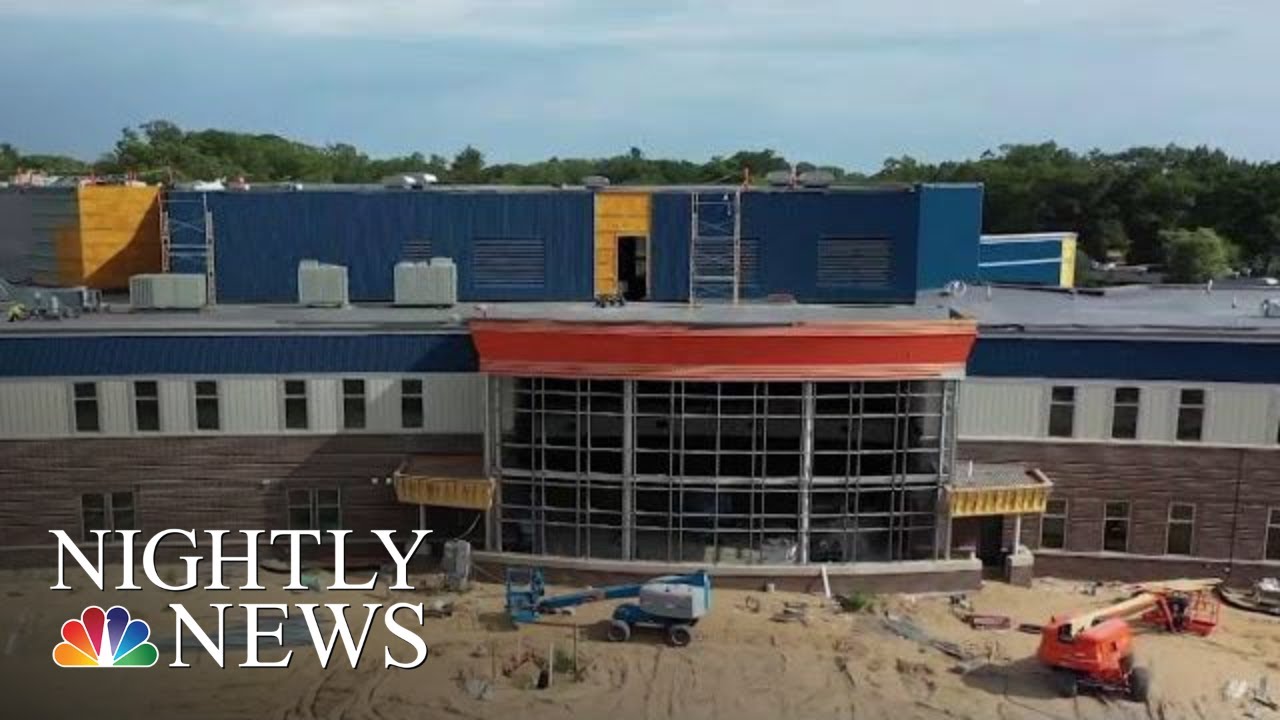 This Michigan High School Is Being Built To Deter Active Shooters | NBC Nightly News