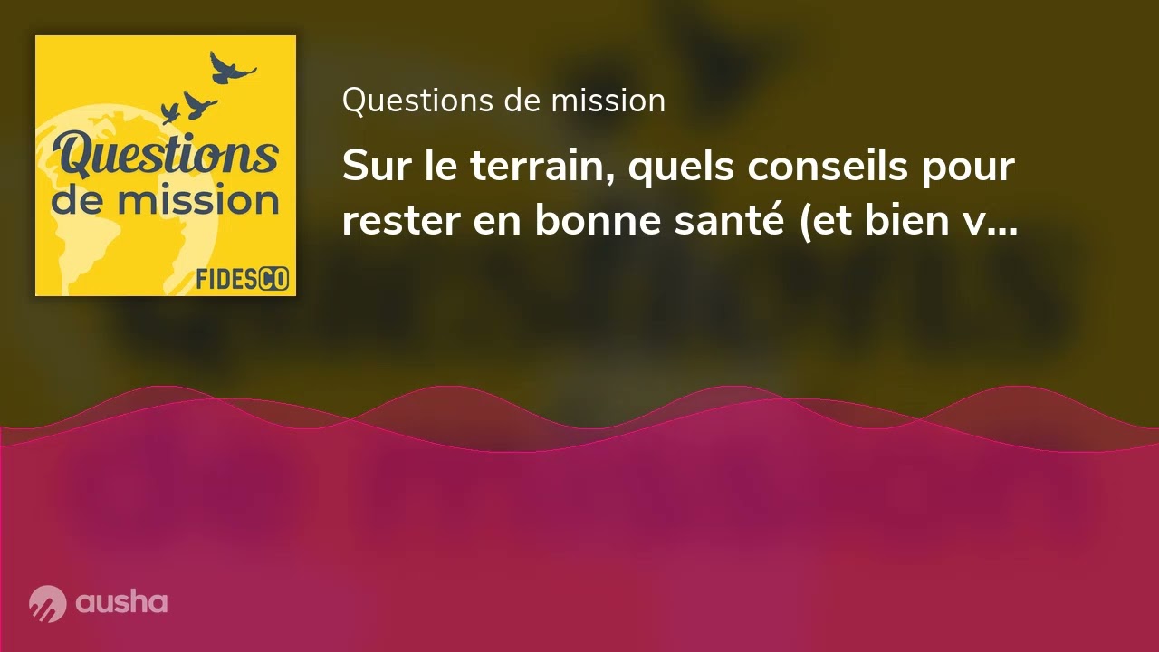 Sur le terrain, quels conseils pour rester en bonne santé (et bien vivre la mission) ?