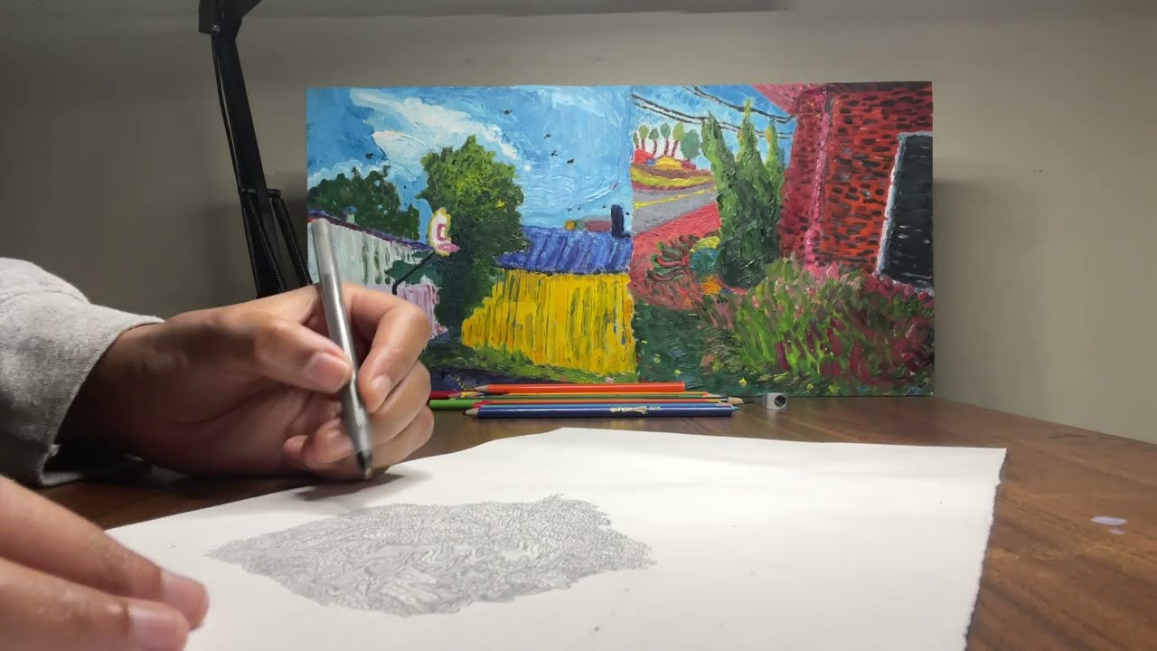 ⚢ Intuitively drawing abstract artwork, pen drawing. (Spiritual & Meditational Art) 12