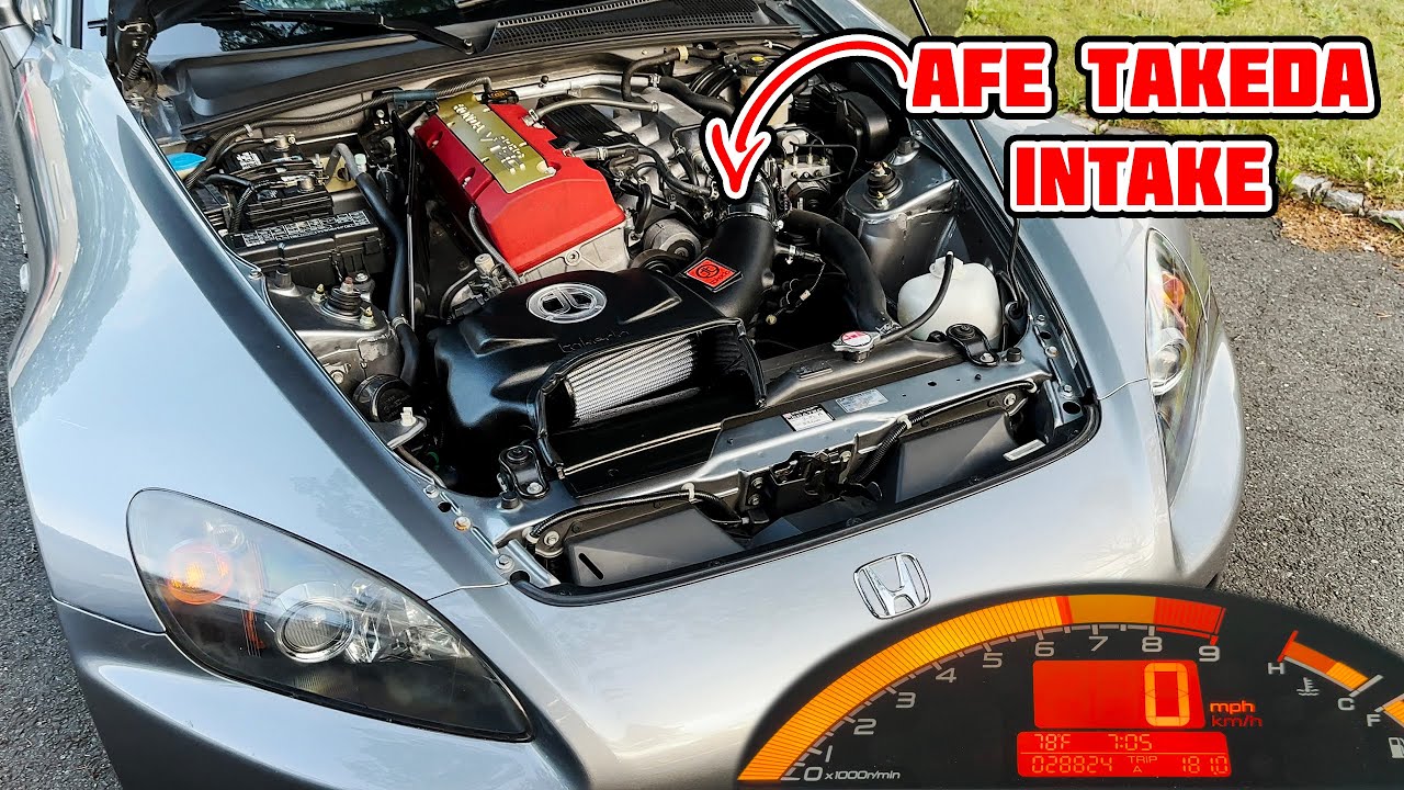 S2000 aFe Takeda Intake Install, Sound Comparison & First Impressions