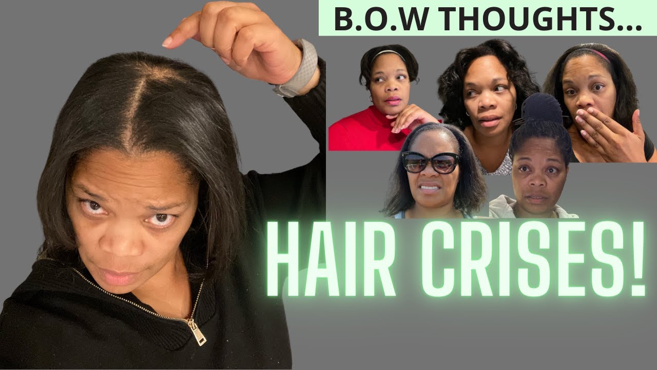 Black Woman Middle Age Balding Crisis