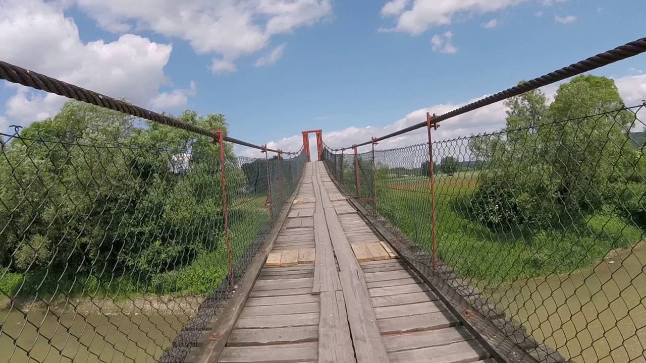 BMC gf02 - Kładka Wara rzeka San ( widok z kierownicy) cz.2