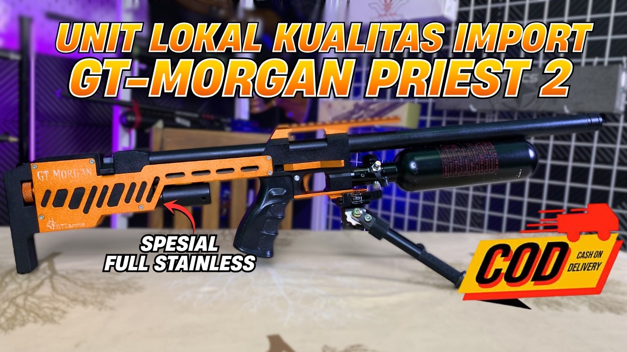SPESIAL PROMO KUSUS BULAN ROMADON !! PCP BOCAP GT-MORGAN FULL STAINLEES #senapanangin #senapanbocap