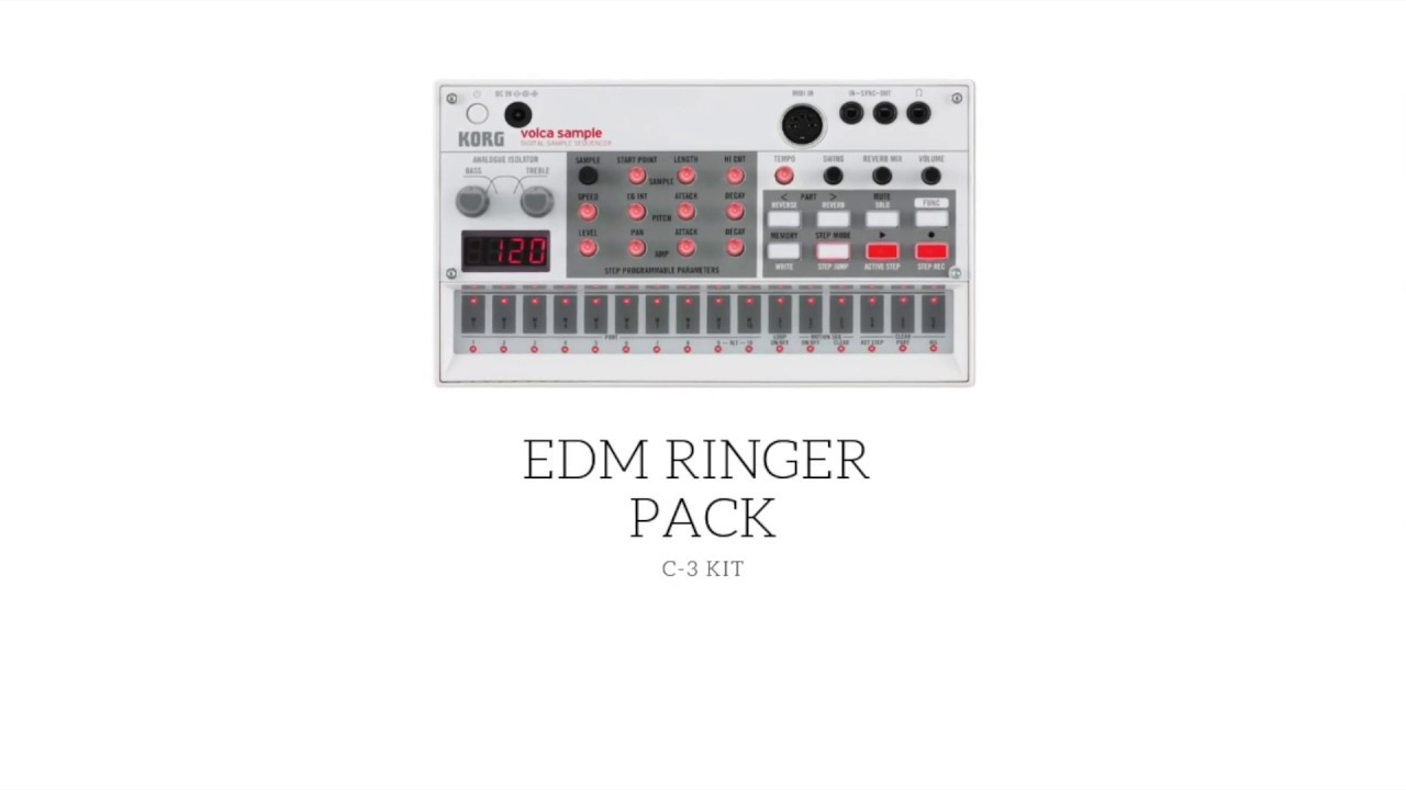 RINGER SAMPLE PACK (VOLCA SAMPLER KIT & WAV FILES) LINK IN DESCRIPTION
