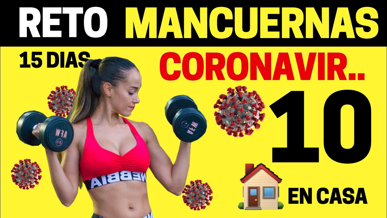 Reto MANCUERNAS 🏋‍♂ || Entrenar en Casa Durante la Cuarenta 🚨 (10)