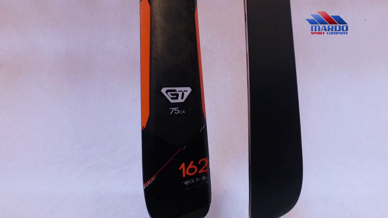 LY190328 lyže NORDICA GT 75 FDT 2019, energy frame CA wood + Marker TP 10