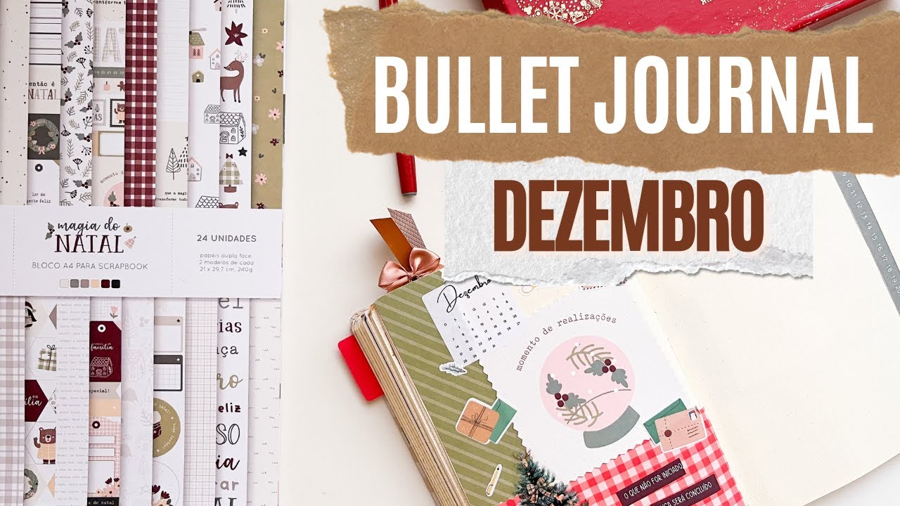 Bullet Journal Dezembro 2025: Vamos encerrar o ano e nos preparar para o próximo