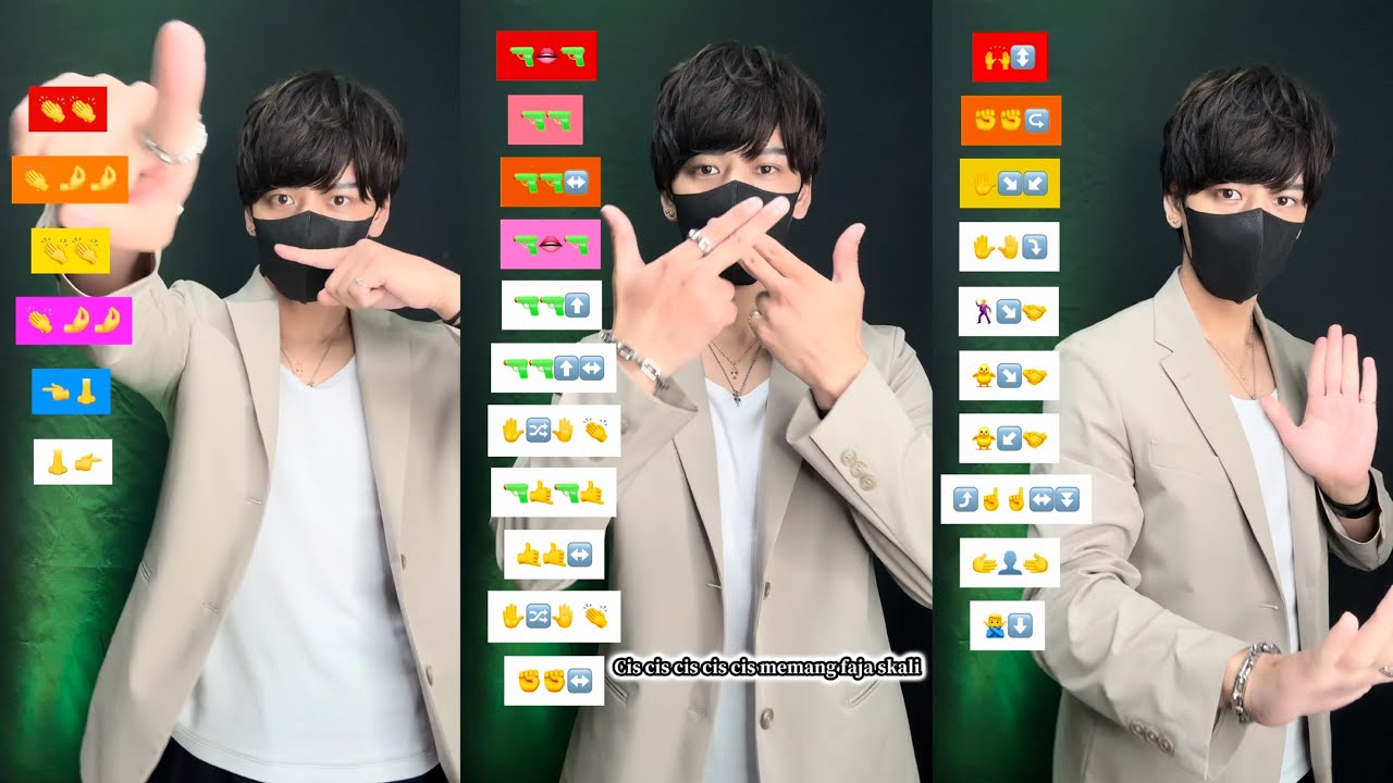 【TikTok medley】eazy dance tutorial TAKAHARU emoji challenge trend 2024 🕺🕺🕺