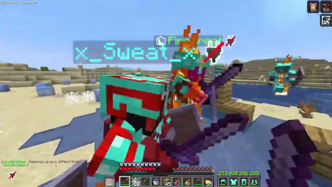 Flowtives dominates the battlefield (Money smp)