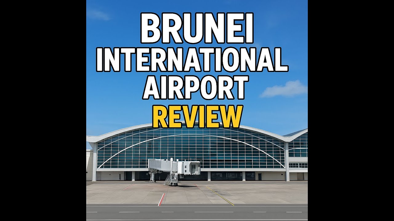 Brunei Airport -  Very new and Very quiet.