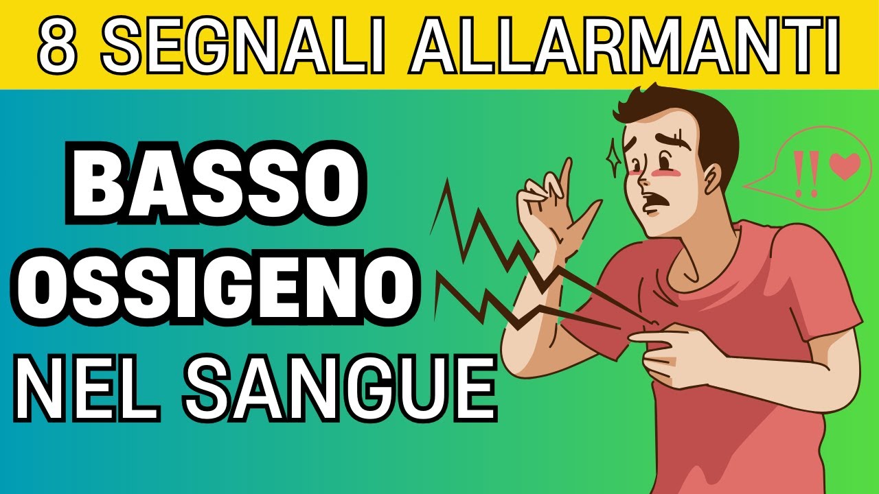 GUARDA ORA! Questi 8 Segni Avvertono di un Basso Livello di Ossigeno nel Sangue